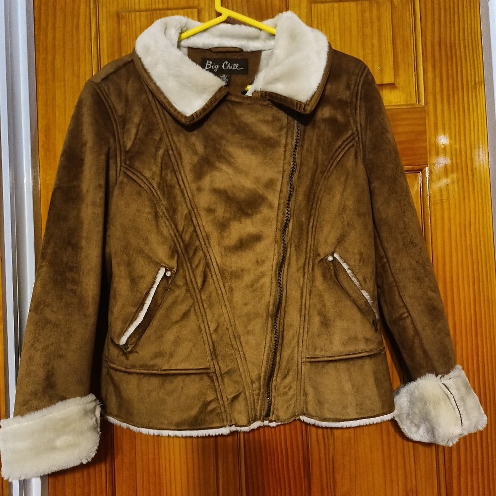 Big Chill Imitation suede Biker Jacket